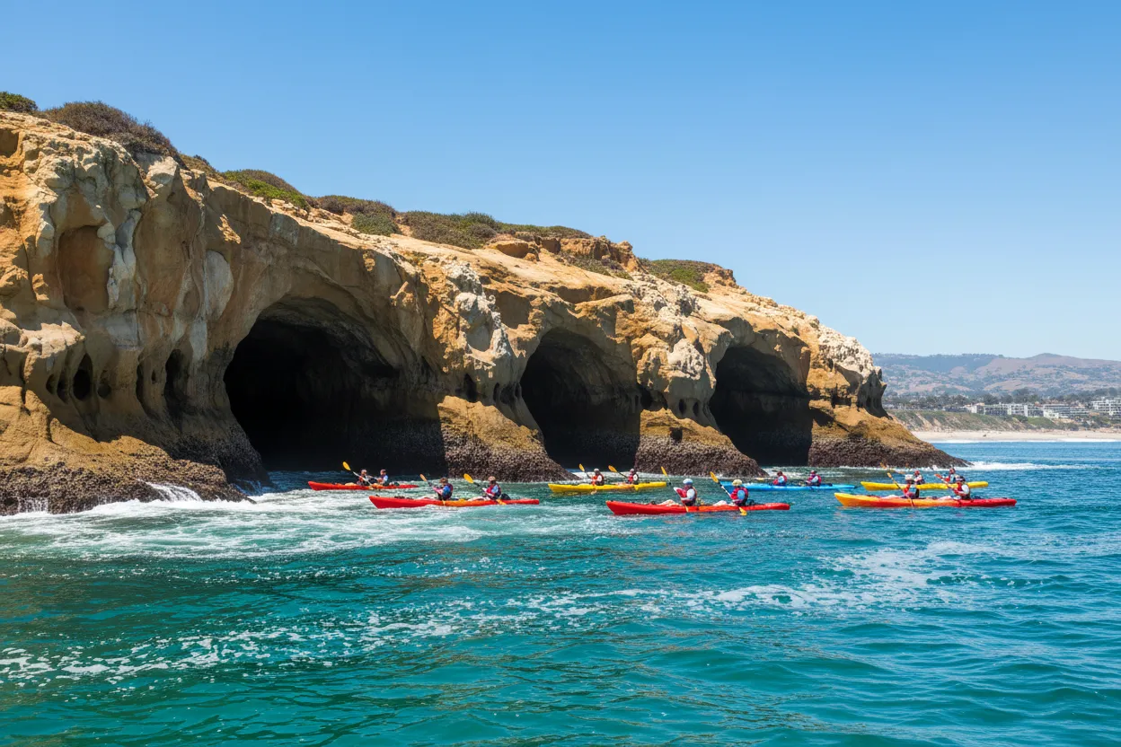 Kayaking La Jolla Caves